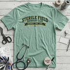 Sterile Field Boundary T-Shirt - Heather Prism Mint