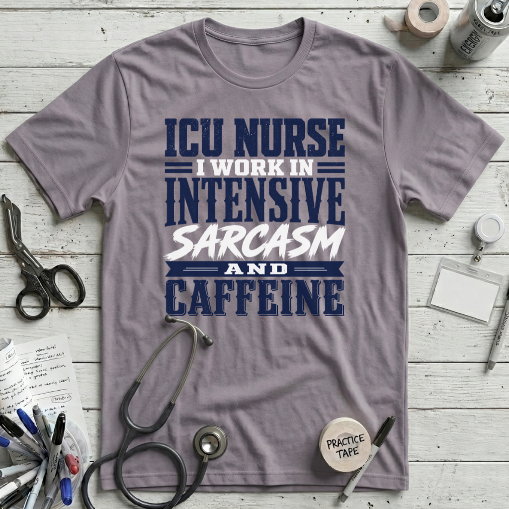 Intensive Sarcasm and Caffeine T-Shirt