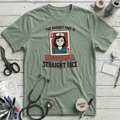 Straight Face T-Shirt - Sage