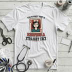 Straight Face T-Shirt - White