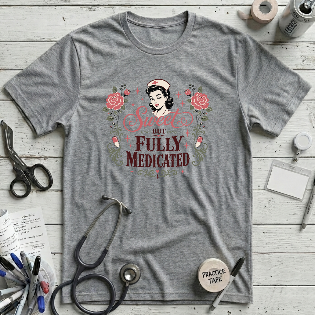 Sweet and Medicated T-Shirt - Athletic Heather