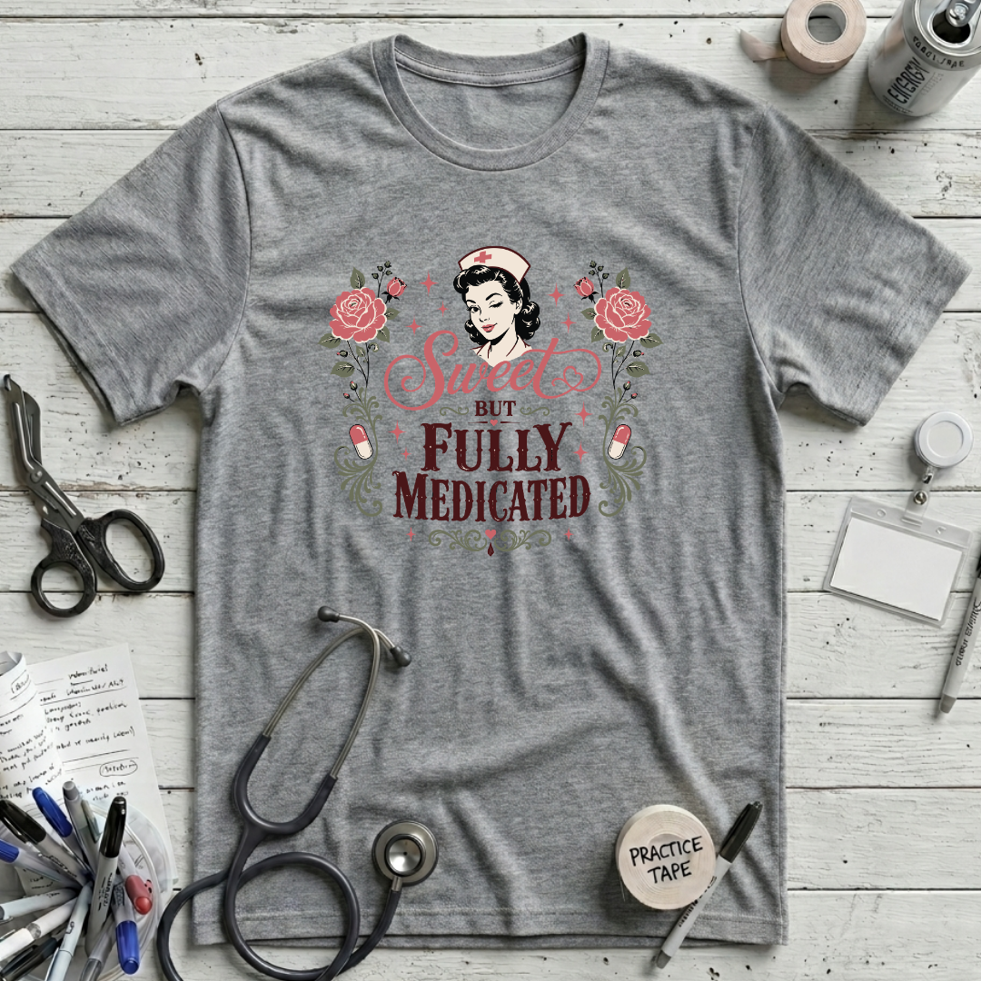 Sweet and Medicated T-Shirt - Athletic Heather