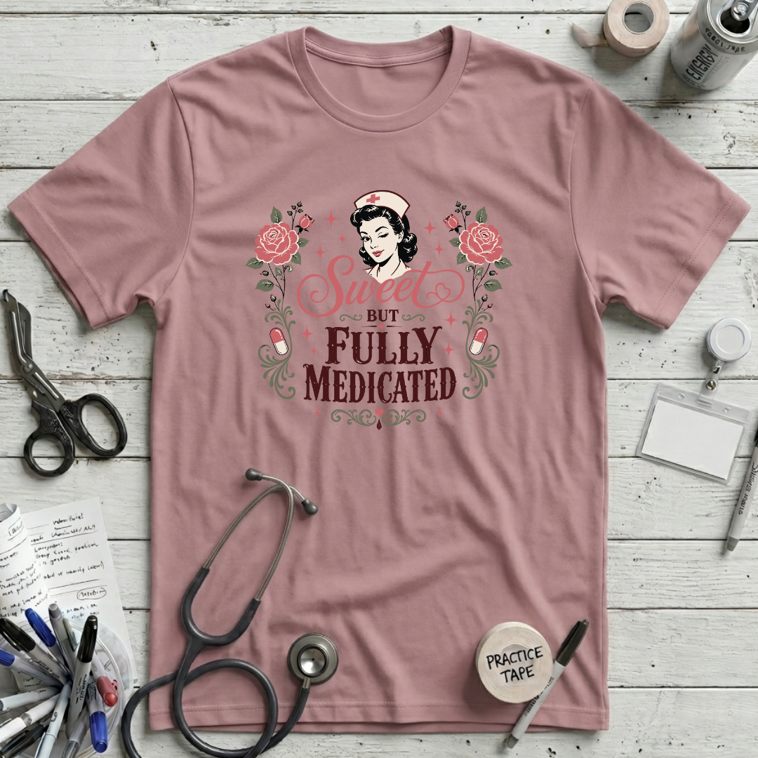 Sweet and Medicated T-Shirt - Orchid