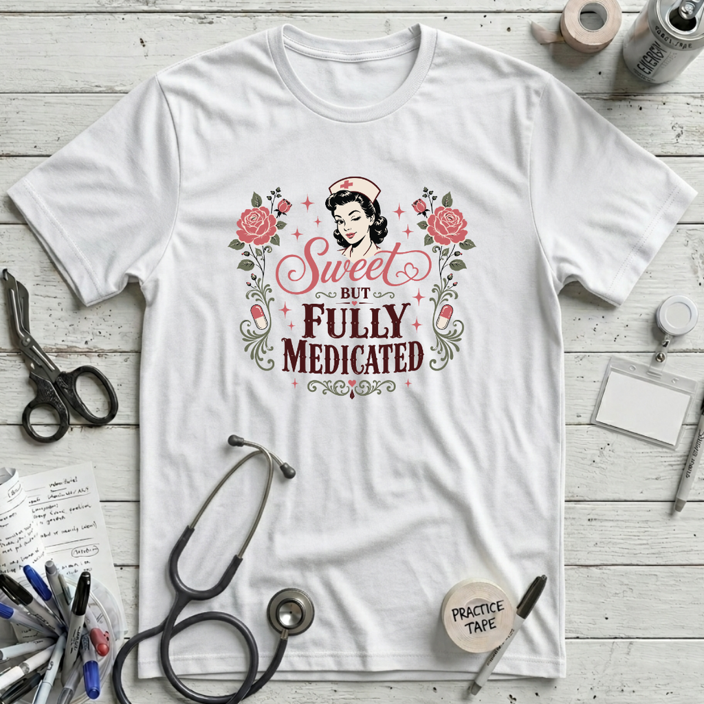 Sweet and Medicated T-Shirt - White