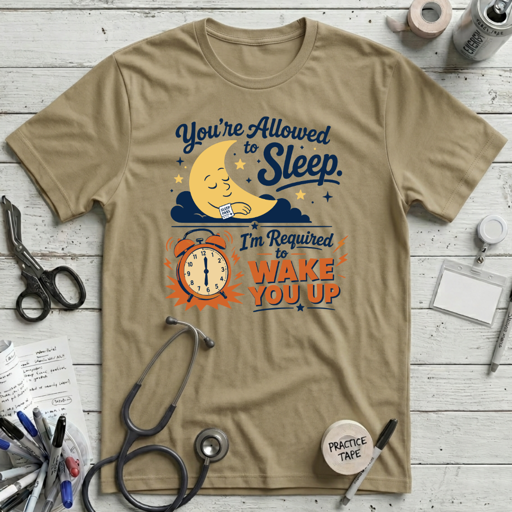 Wake-Up Duty T-Shirt - Tan