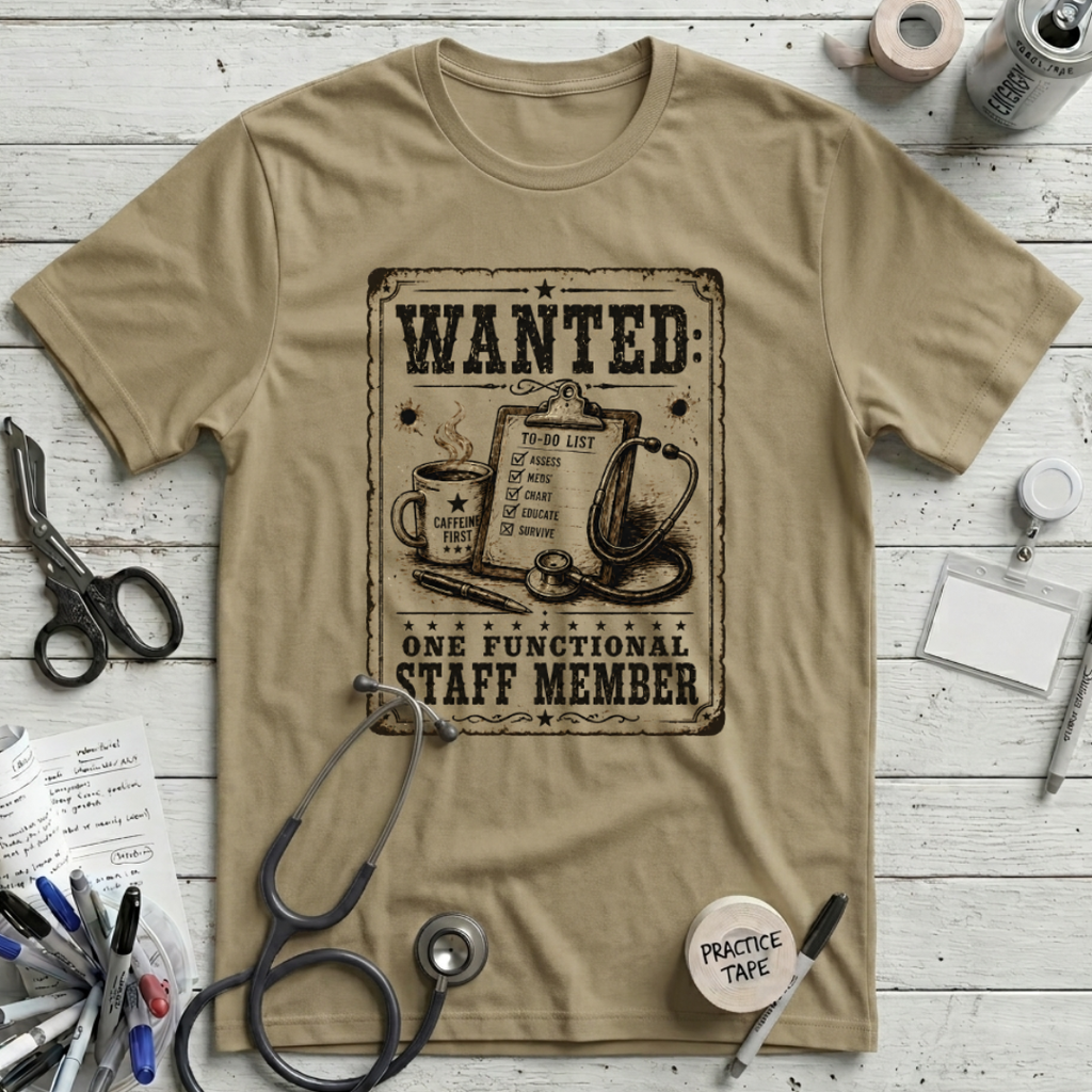 Wanted Functional Staff T-Shirt