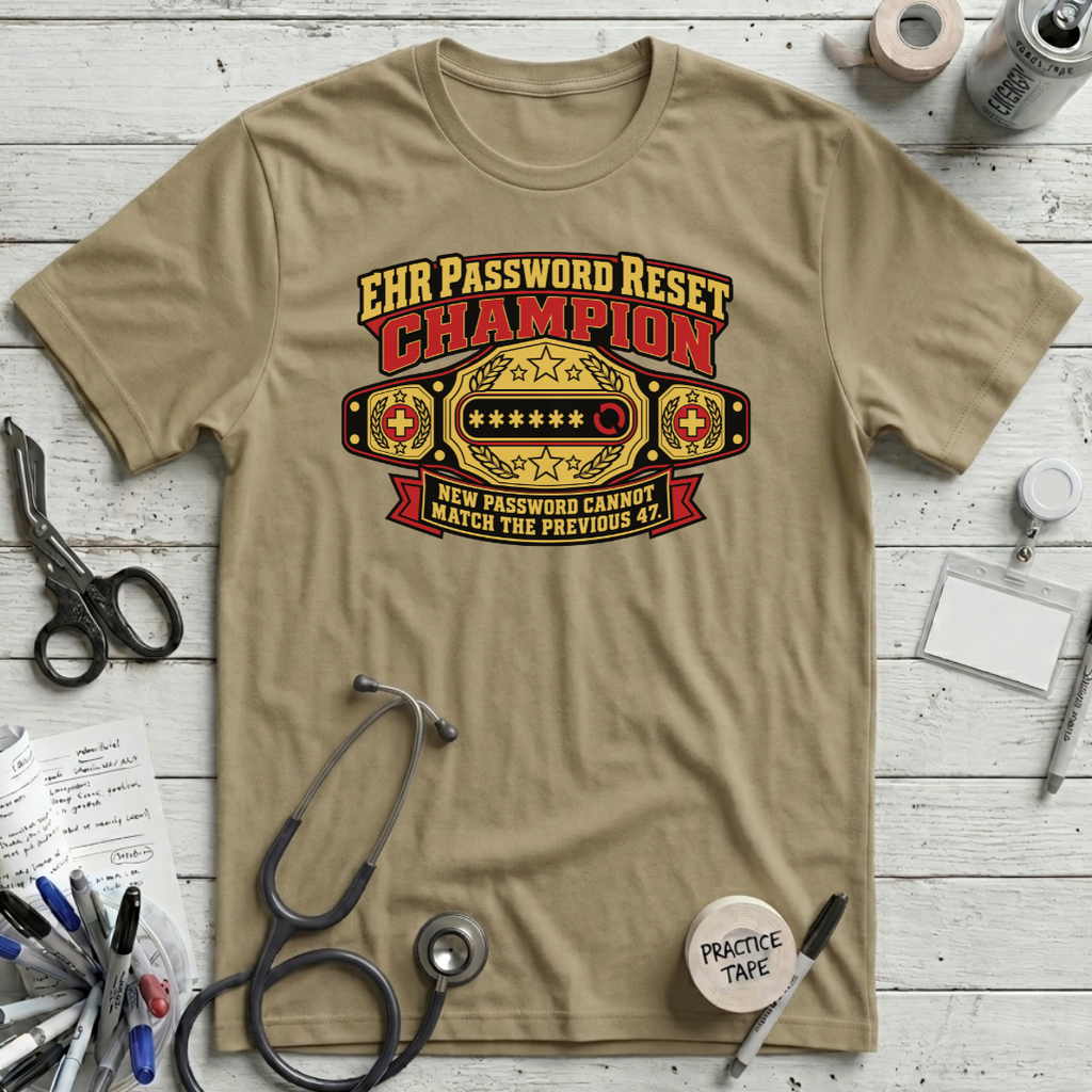 Password Reset Championship T-Shirt