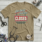 Triage Desk Closed T-Shirt - Tan