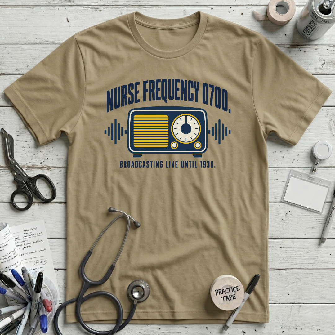 Nurse Frequency T-Shirt - Tan