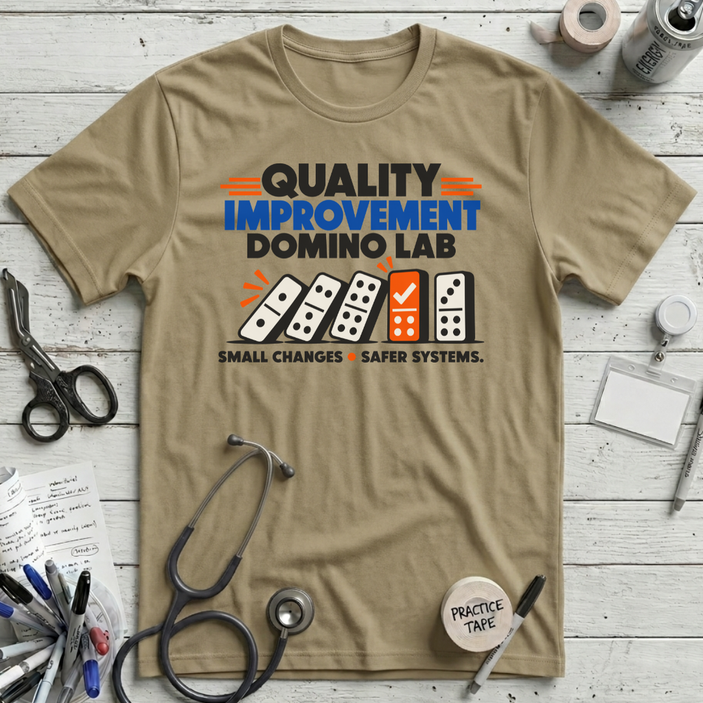 Quality Improvement Domino T-Shirt
