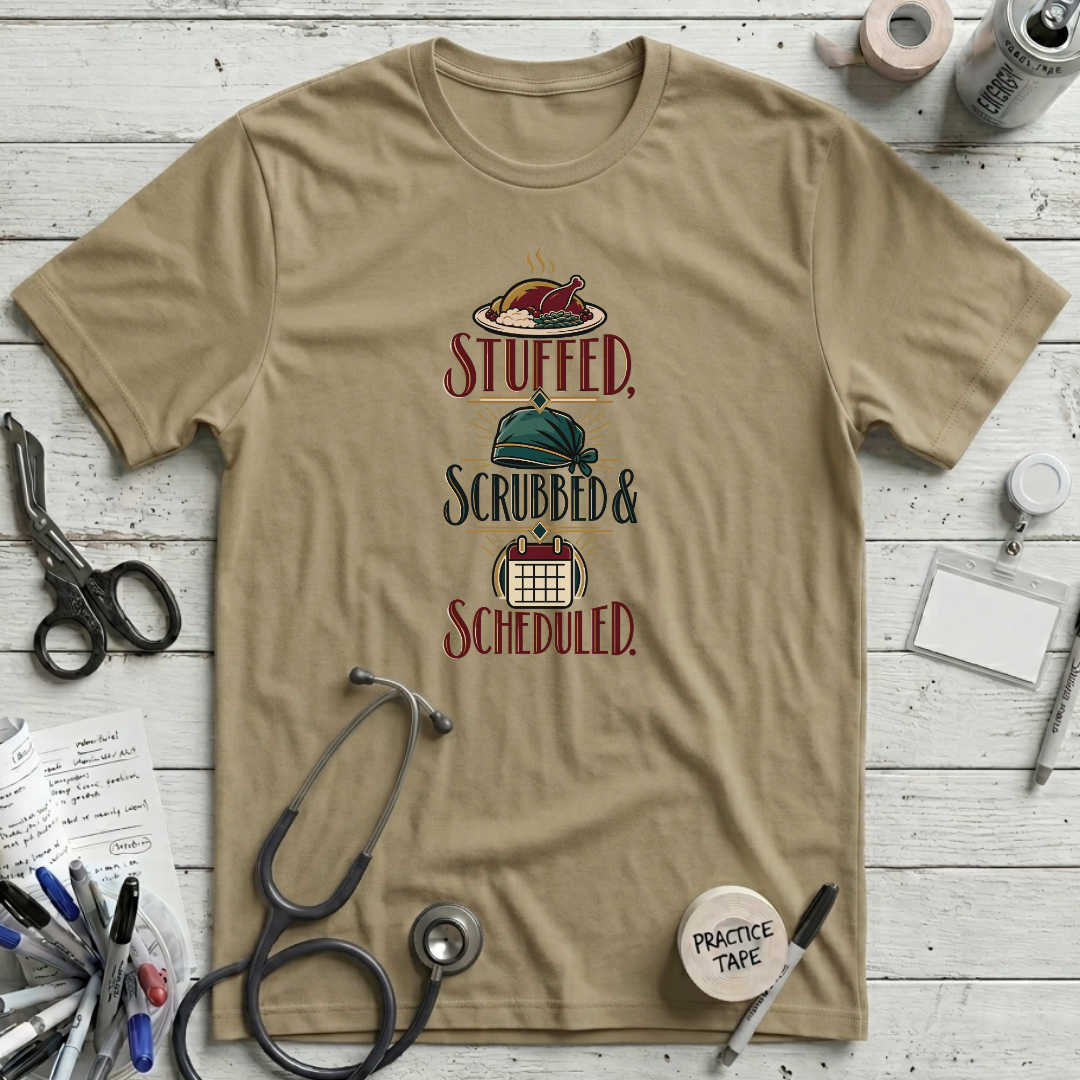 Stuffed Scrubbed Scheduled T-Shirt