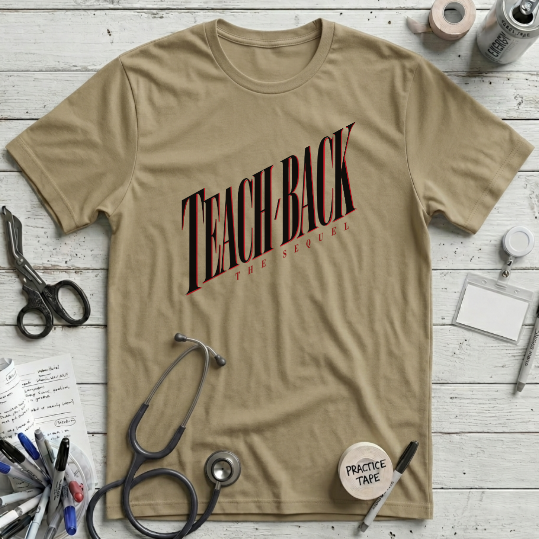 Teach Back Sequel T-Shirt - Tan