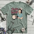 Terrible Pressure T-Shirt - Heather Dusty Blue