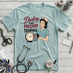 Terrible Pressure T-Shirt - Heather Ice Blue