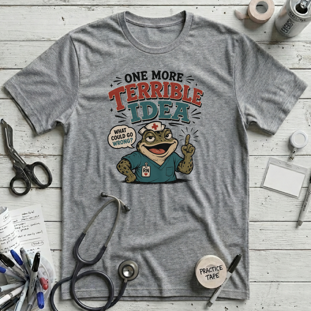 Terrible Idea T-Shirt - Athletic Heather