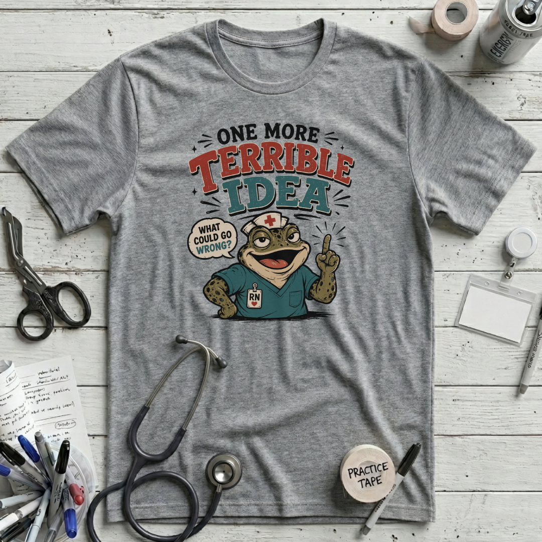 Terrible Idea T-Shirt - Athletic Heather