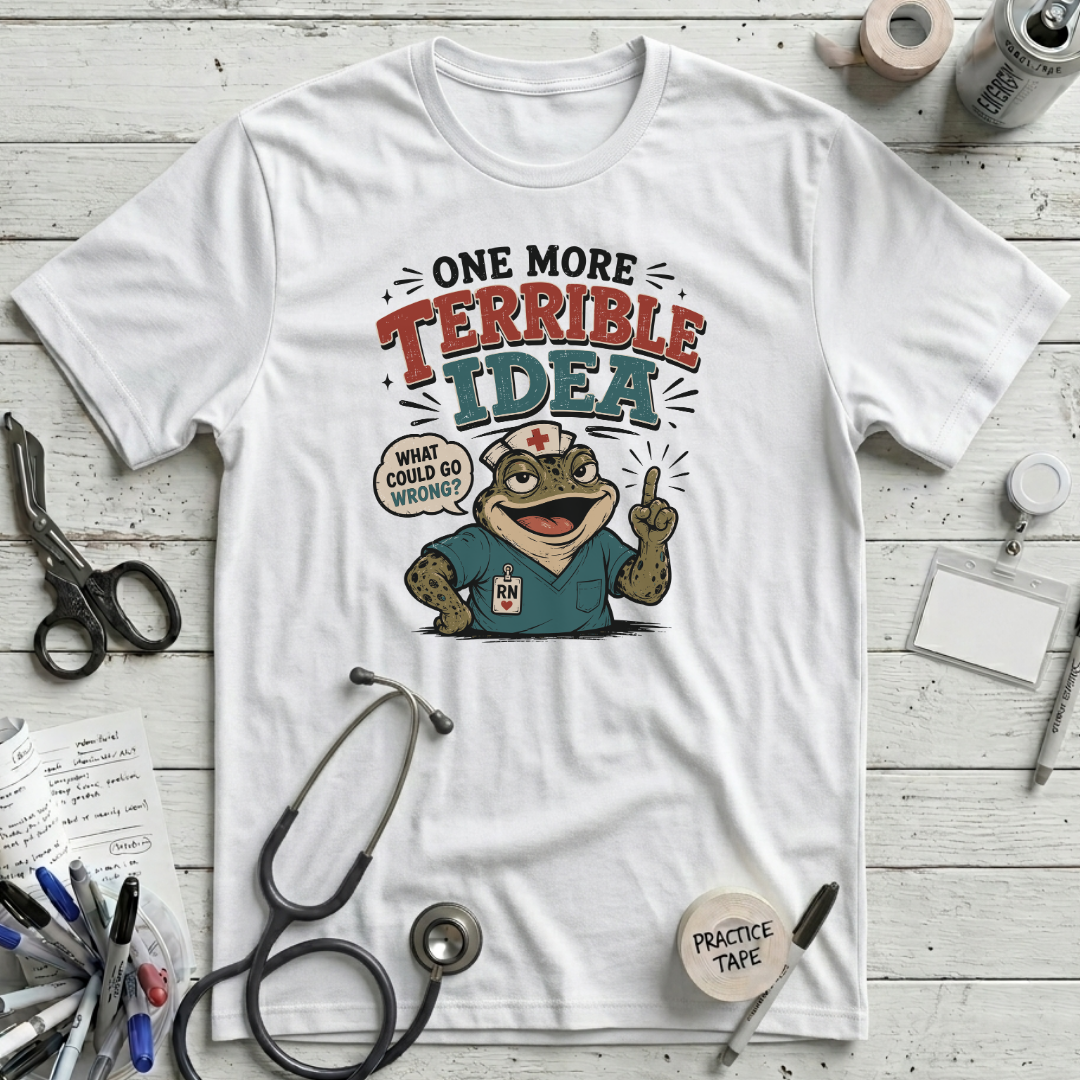 Terrible Idea T-Shirt - White