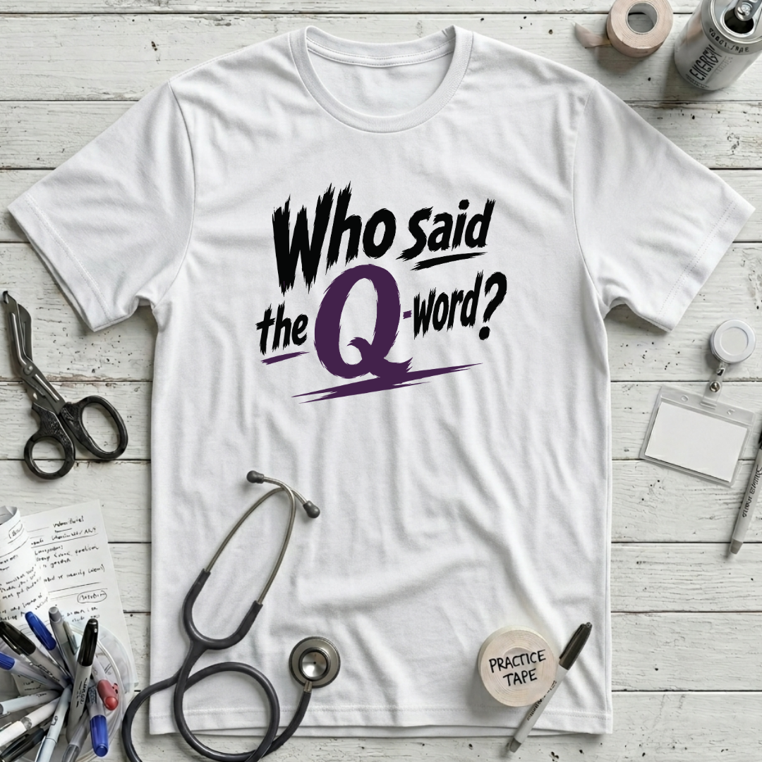 The Q-Word T-Shirt - White