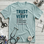 Verify T-Shirt - Heather Ice Blue