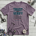 Verify T-Shirt - Heather Purple