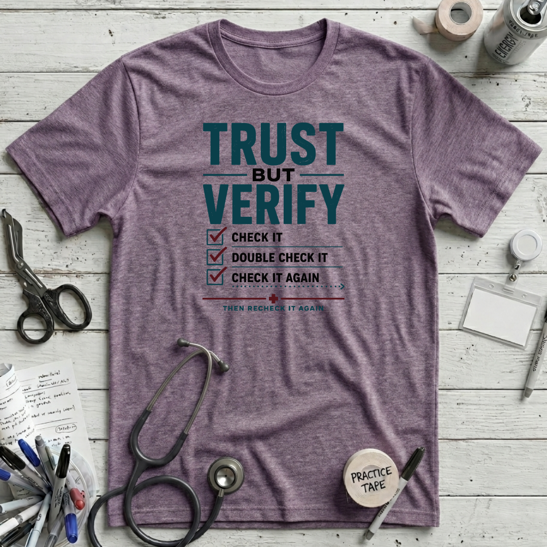 Verify T-Shirt - Heather Purple
