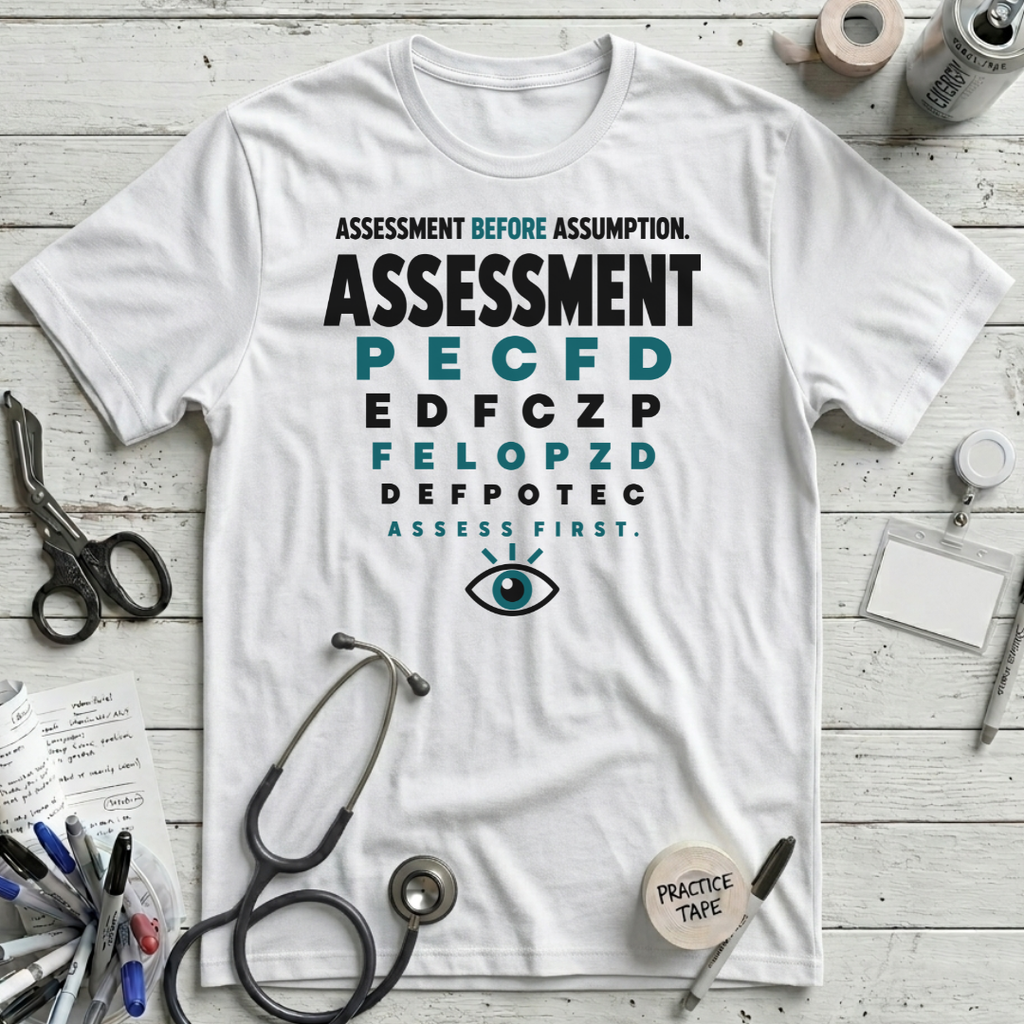 Assessment Before Assumption T-Shirt