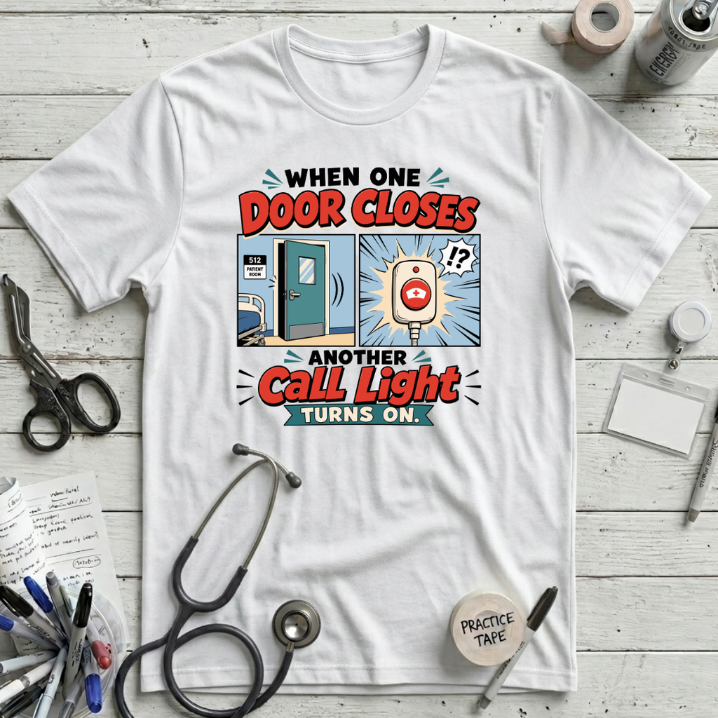 When One Door Closes T-Shirt - White