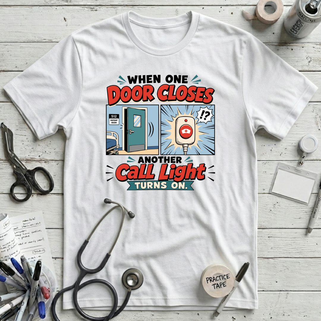When One Door Closes T-Shirt - White