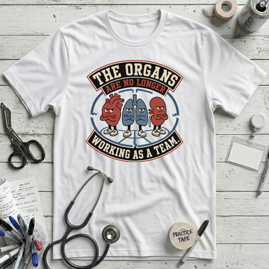 Organ Dysfunction T-Shirt - White