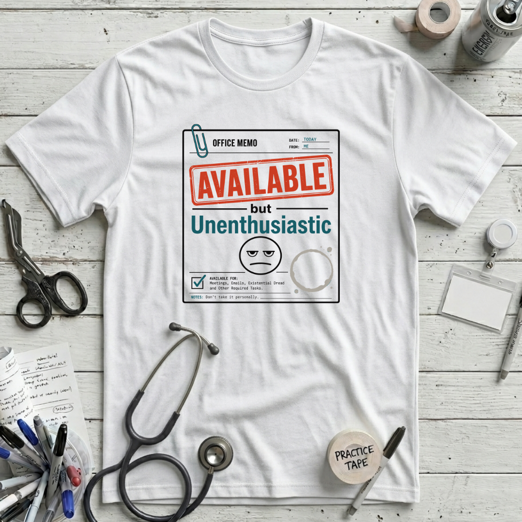 Unenthusiastic - White