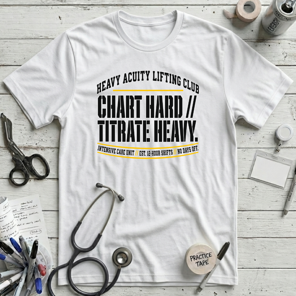Chart Hard T-Shirt - White