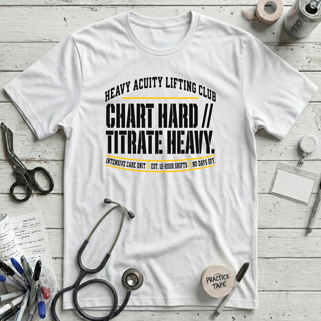 Chart Hard T-Shirt - White