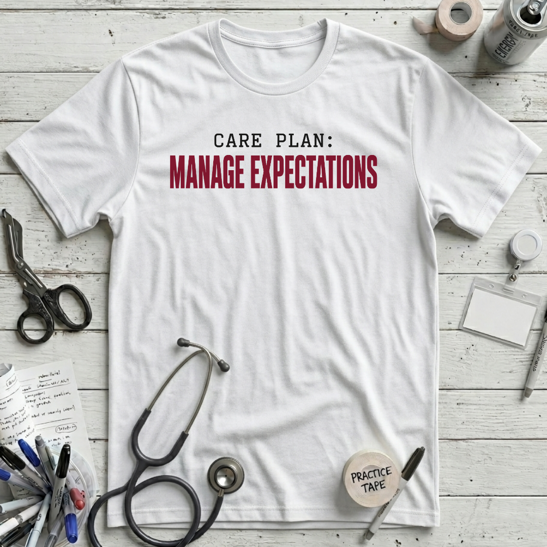 Manage Expectations T-Shirt - White