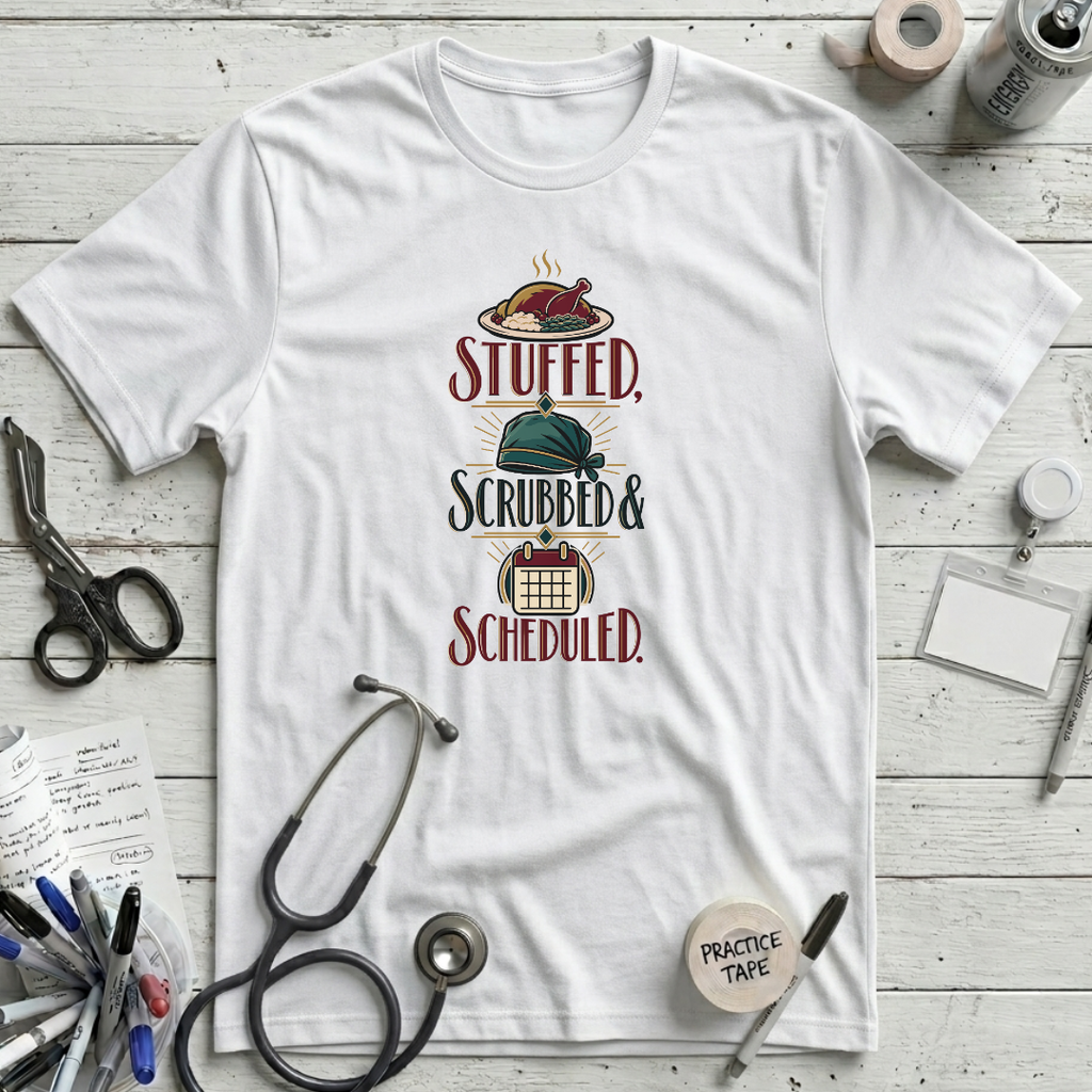 Stuffed Scrubbed Scheduled T-Shirt