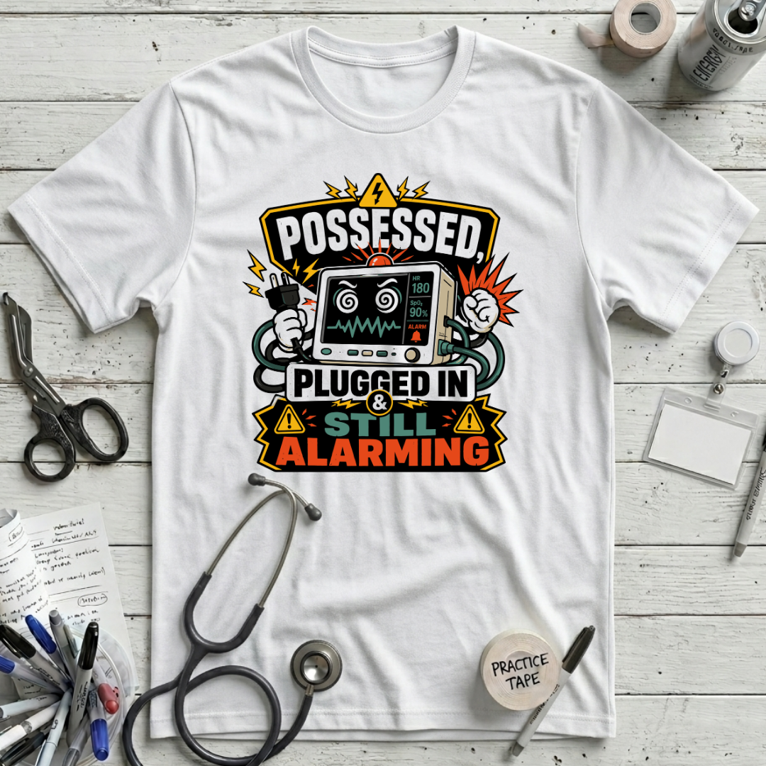 Still Alarming T-Shirt - White