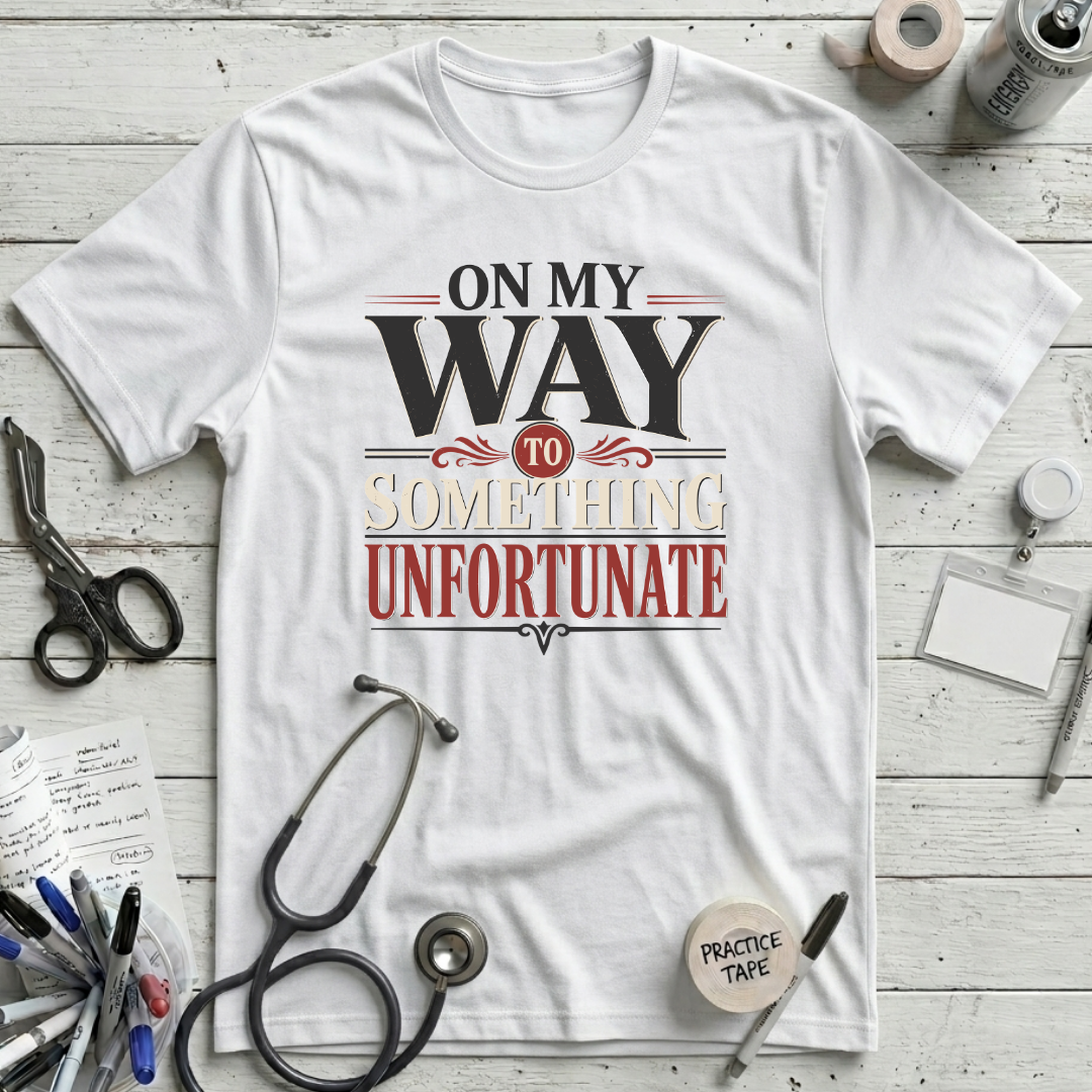 On My Way to Something Unfortunate - White