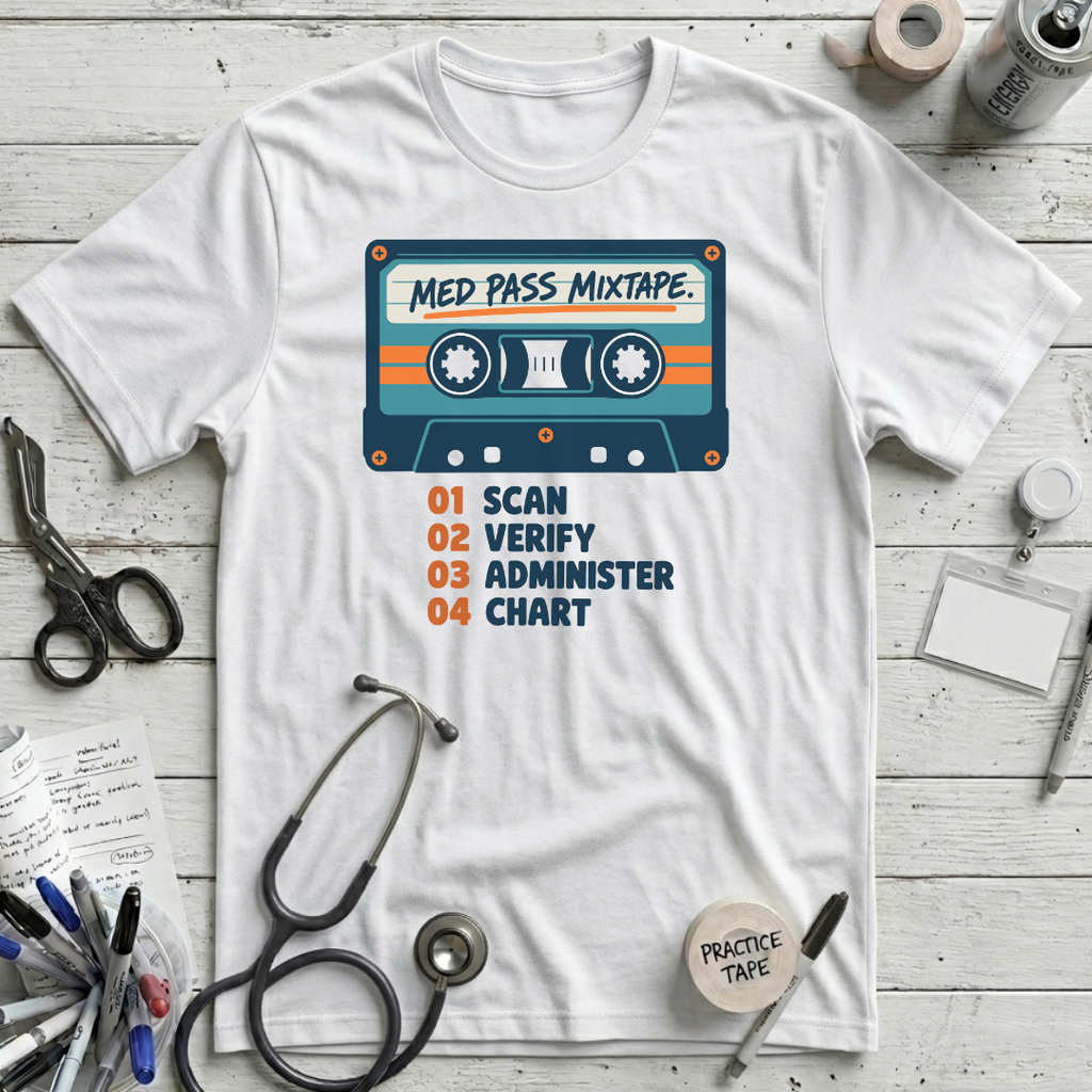 Med Pass Mixtape T-Shirt - White