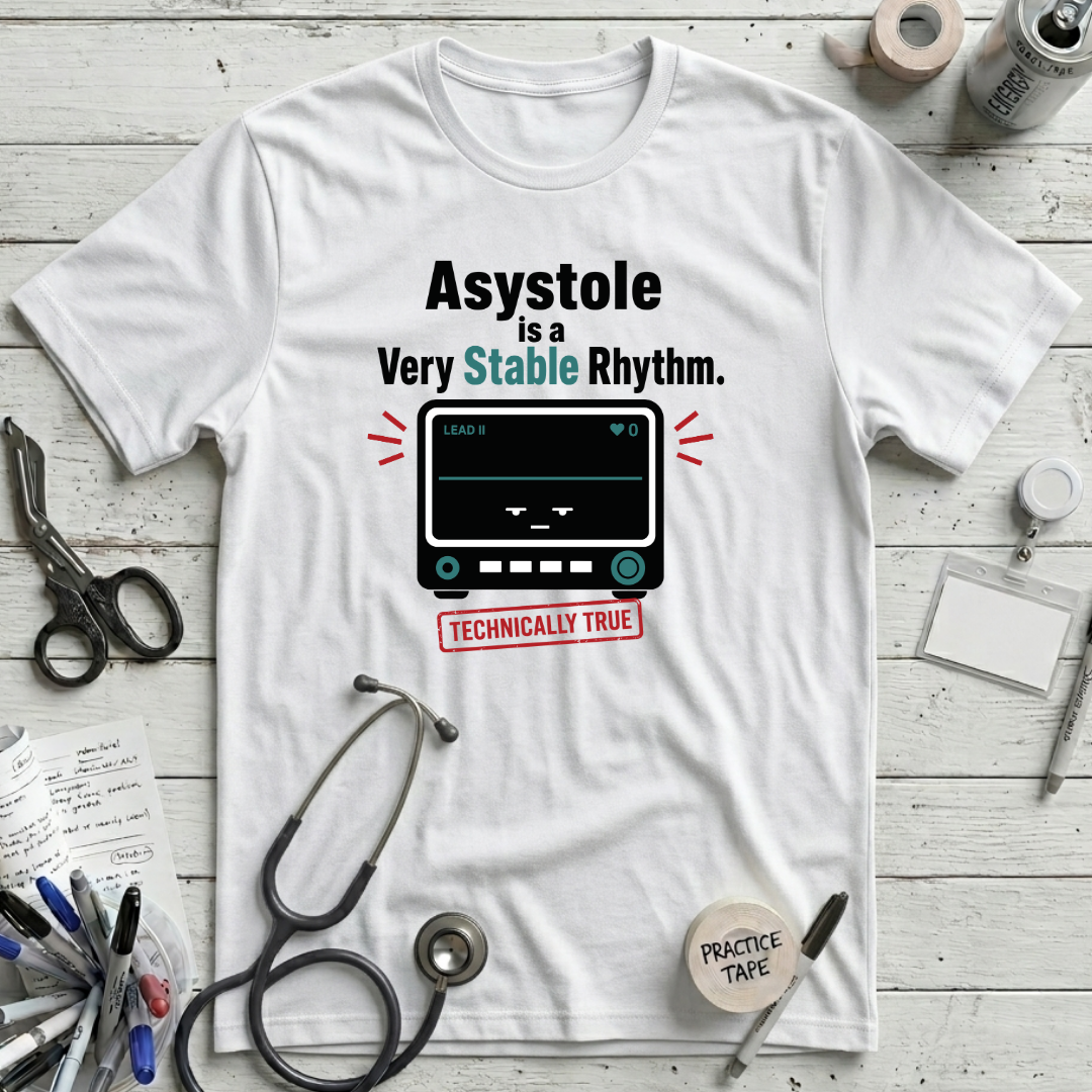 Asystole is Stable - White