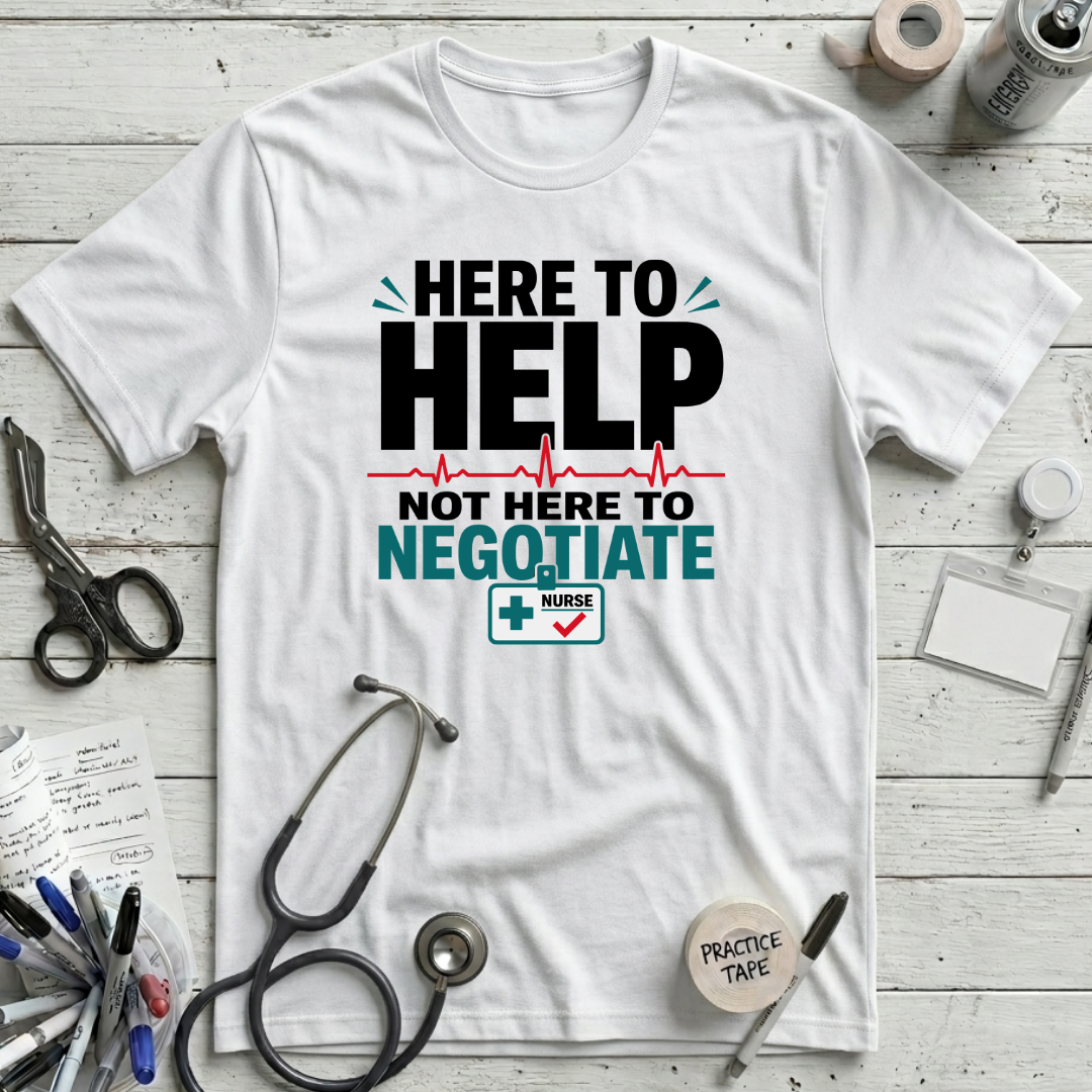 Here to Help - White