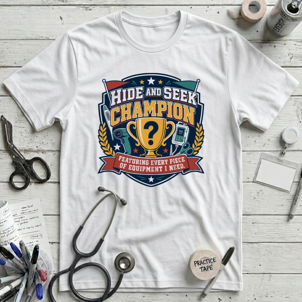 Hide and Seek Champion T-Shirt - White