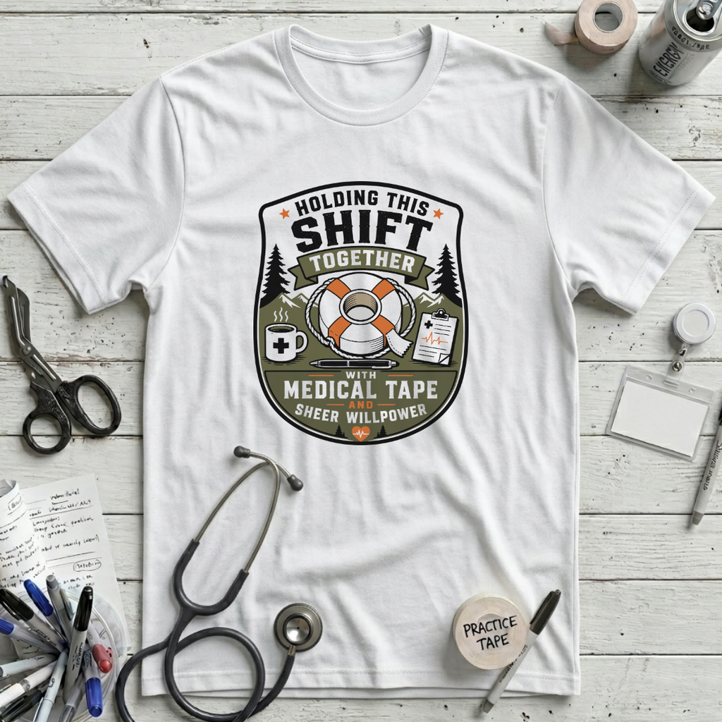 Holding This Shift Together - White