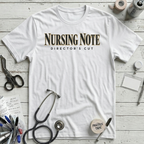 Nursing Note T-Shirt - White