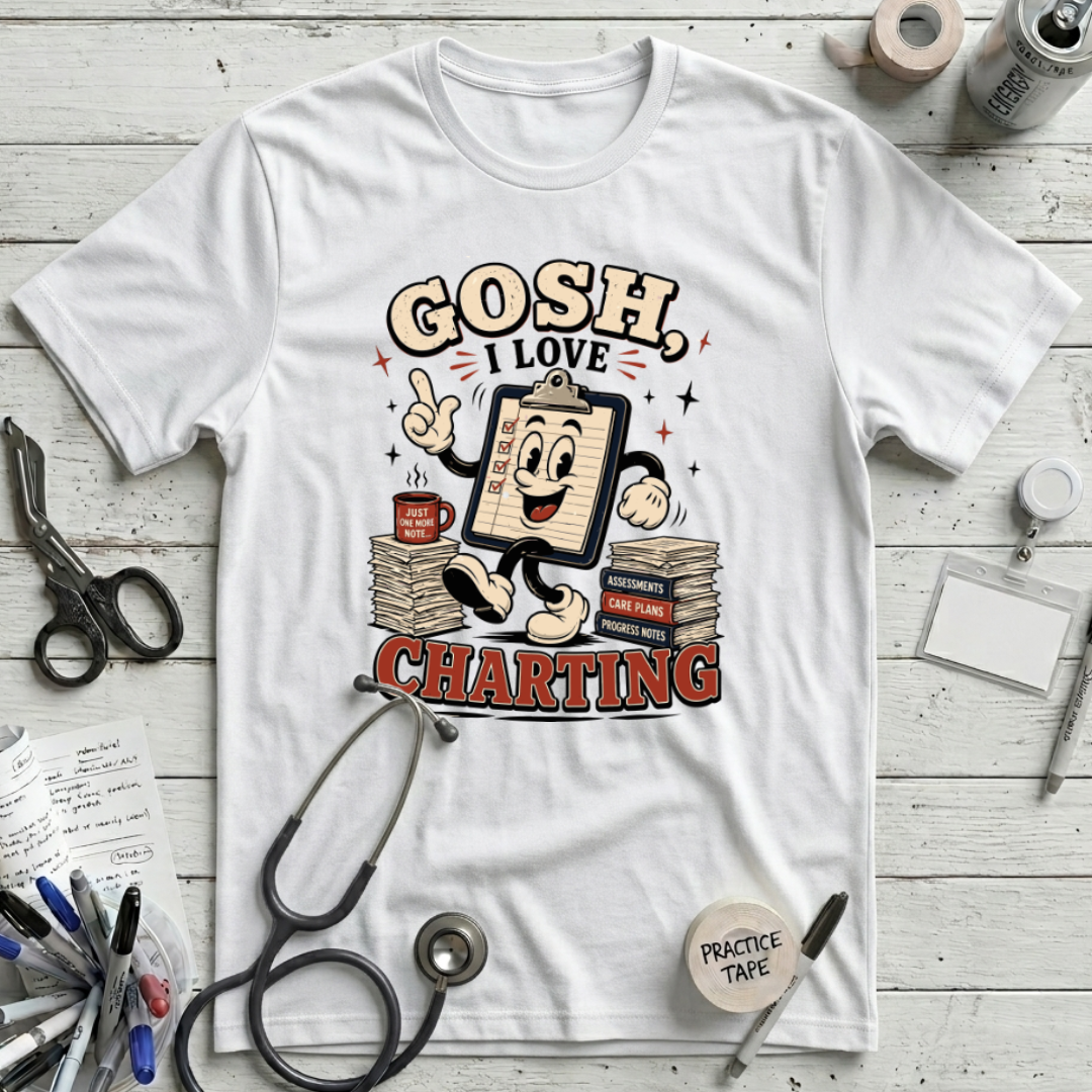 I Love Charting T-Shirt