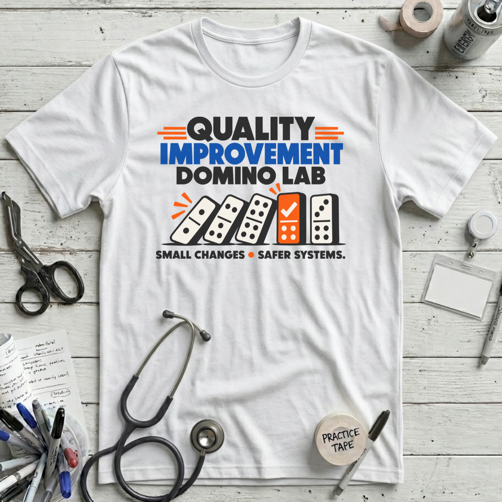 Quality Improvement Domino T-Shirt