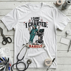 I Came I Saw I Charted T-Shirt - White