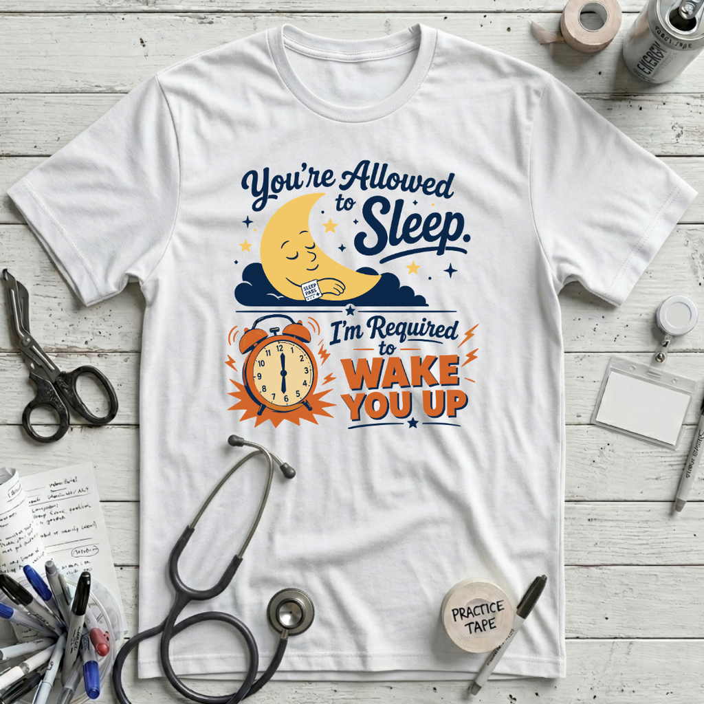 Wake-Up Duty T-Shirt - White