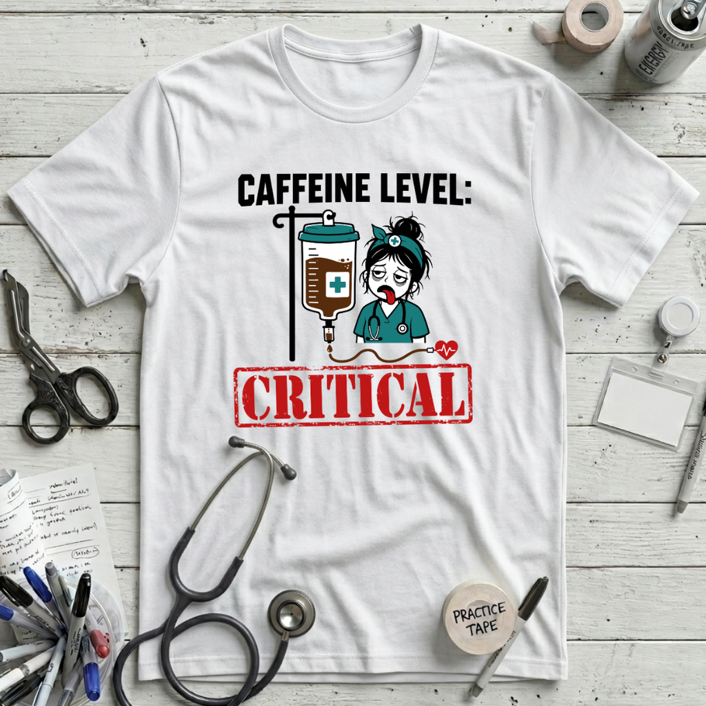 Caffeine Level Critical T-Shirt