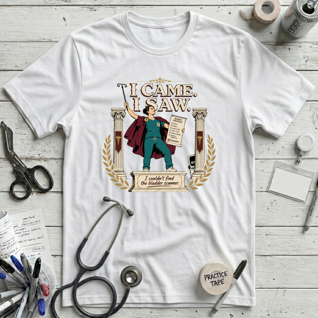I Came I Saw T-Shirt - White