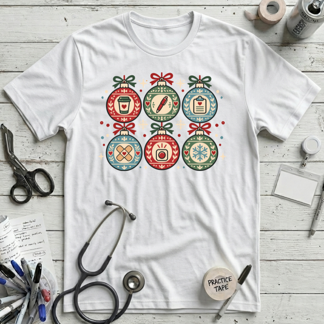 Holiday Nurse Ornament T-Shirt