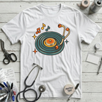 Stethoscope Vinyl Turntable T-Shirt